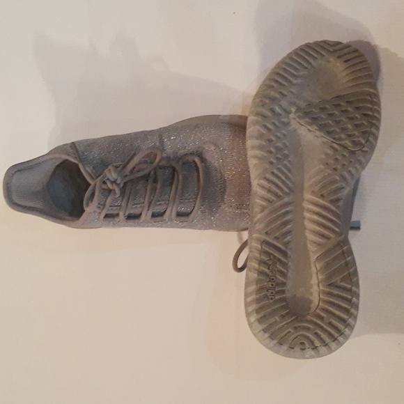 Adidas Glitter silver running shoes - Picture 3 of 5